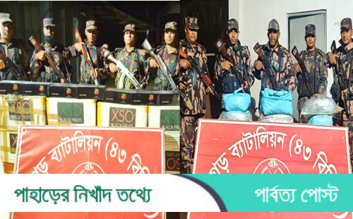 সীমান্তে বিজিবি'র অভিযানে ভারতীয় গাঁজা ও সিগারেট জব্দ